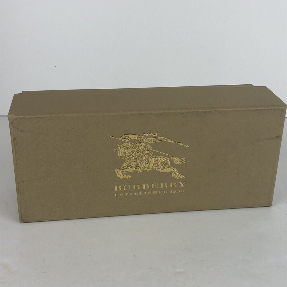 Burberry Eyeglass Sunglasses Eyeglasses Retail Box Tan Gift Storage Box